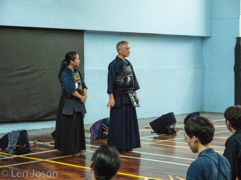I am immensely touched by the warm welcome and helpful feedback from the IGA Kendo Club. I really enjoyed my time practicing with them and hope to join them again next year. Igarashi sensei is also such a sweetheart. (text by Veejay Joson)